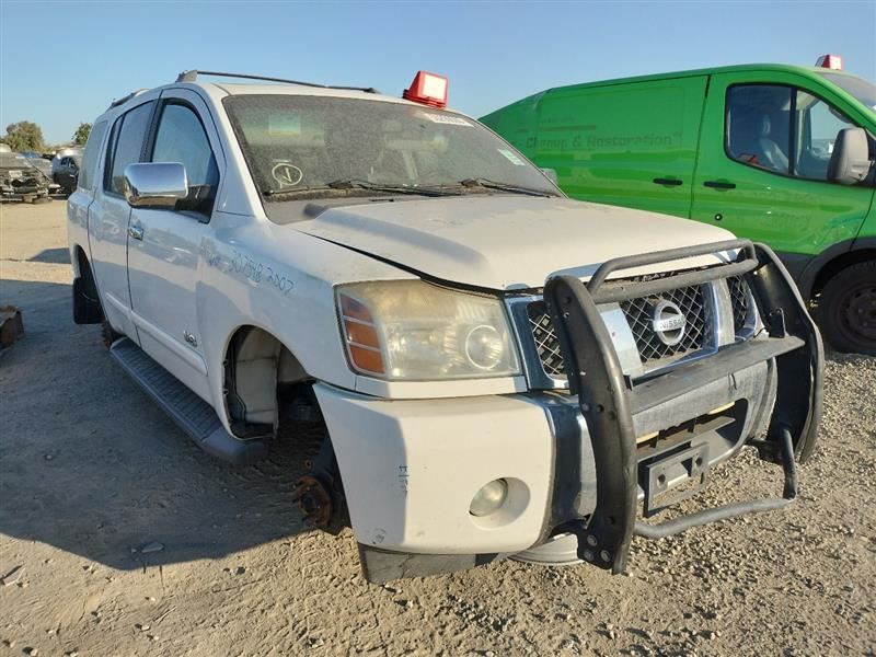 2004-2007   Nissan Armada Front White Bumper Assembly 620227S202 OEM.    - Image 5