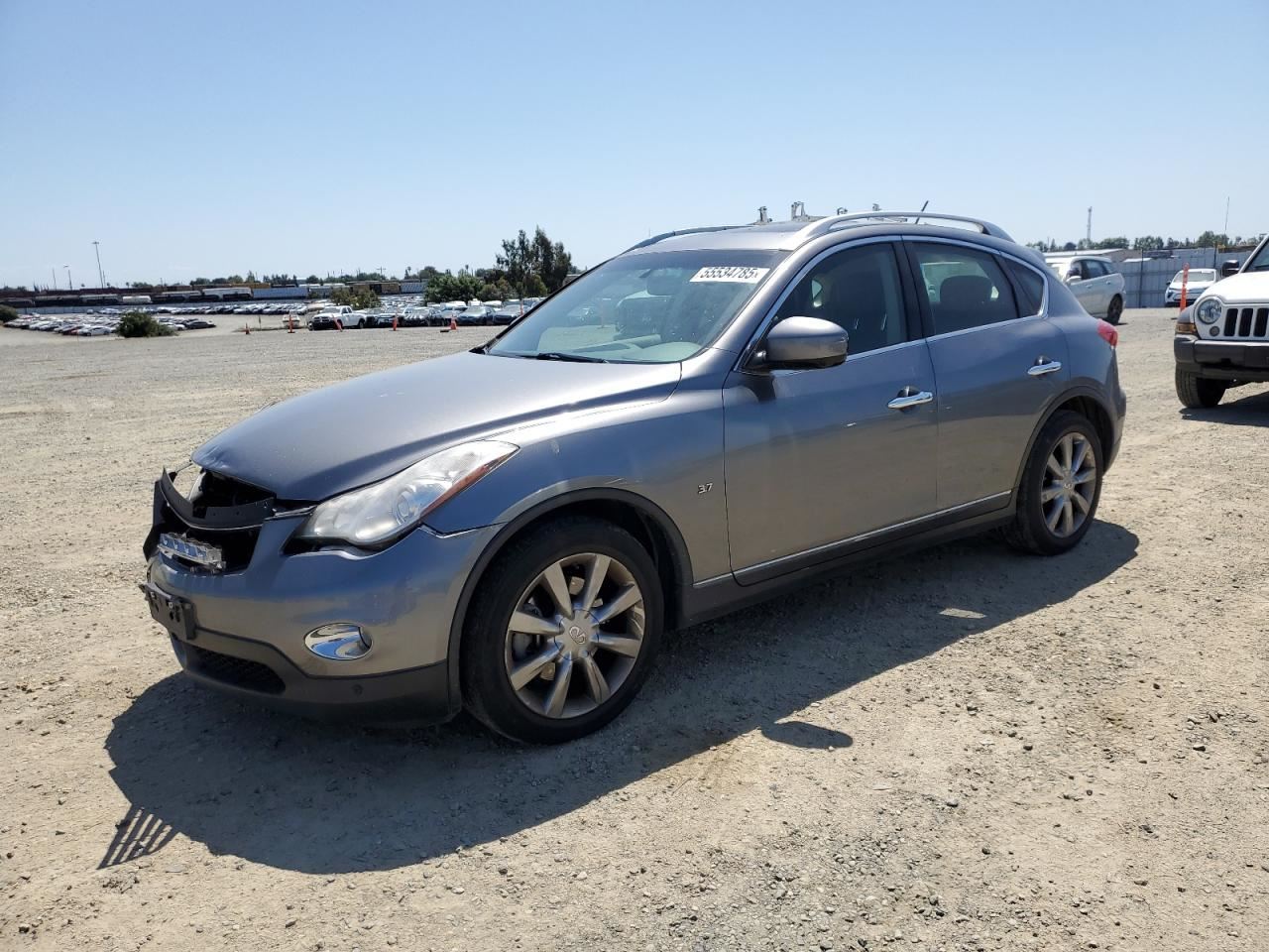 LEFT BLK REAR HEADREST OEM 2014 INFINITI QX50 - Image 2