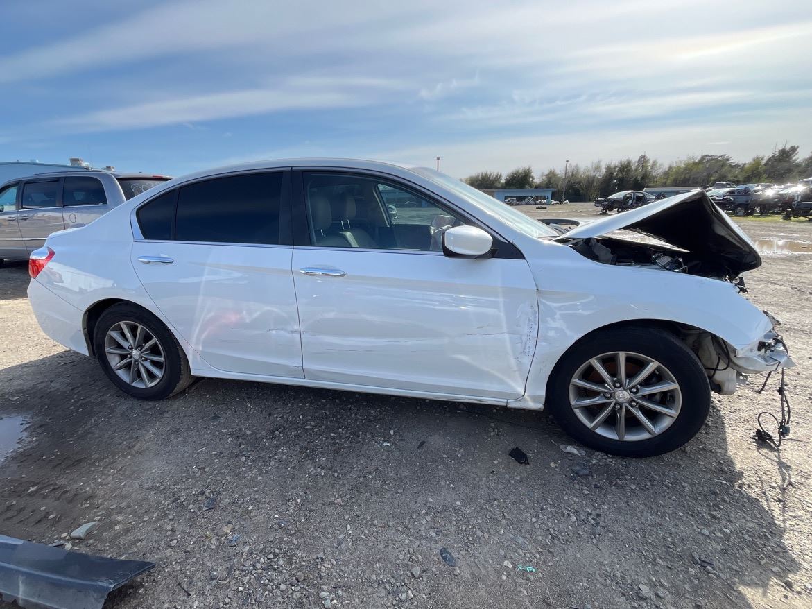 LEFT TAN FRONT HEADREST OEM 2014 HONDA ACCORD - Image 4