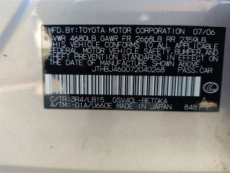 Ignition   Switch Push Button Convertible 89611-30020 Fits 07-12 Lexus ES350 OEM - Image 5