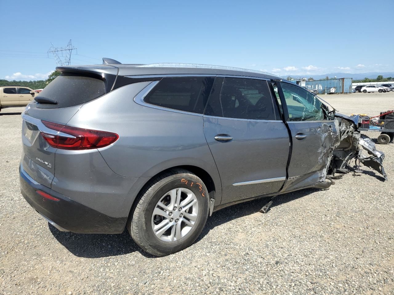 RIGHT TAN REAR HEADREST OEM 2019 BUICK ENCLAVE - Image 4