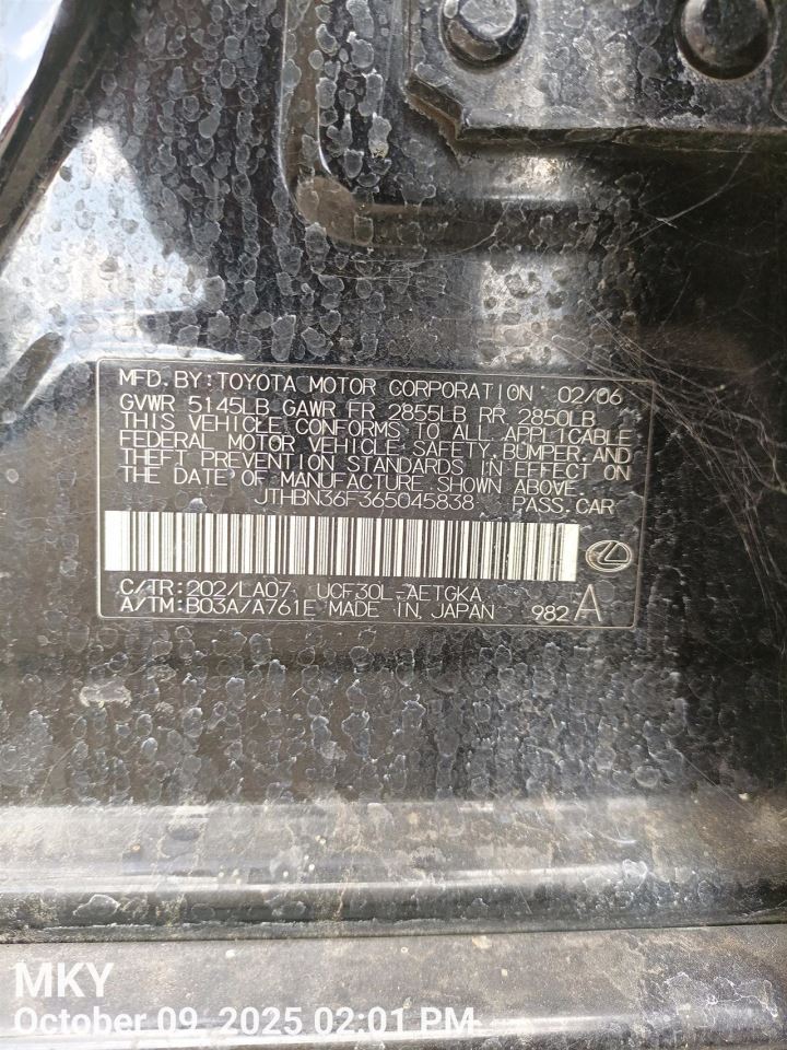 Benzeen WIRE HARNESS 2006 LEXUS LS430 - Image 1