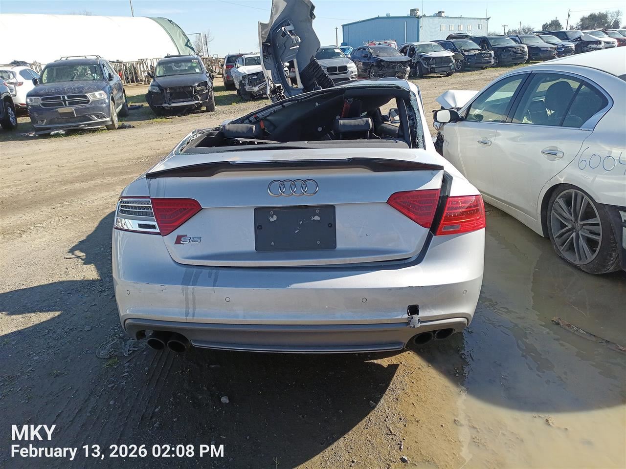 RIGHT FRONT WIPER ARM OEM 2008 S5 AUDI 8T1-955-408-B-1P9 - Image 4