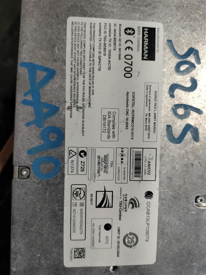 CHASIS CONTROL MODULE 8410925715301 2012 BMW X5 - Image 2