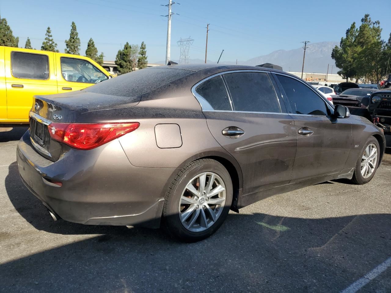 LEFT BLK FRONT SEAT ONLY OEM 16-18 INFINITI Q50 - Image 4