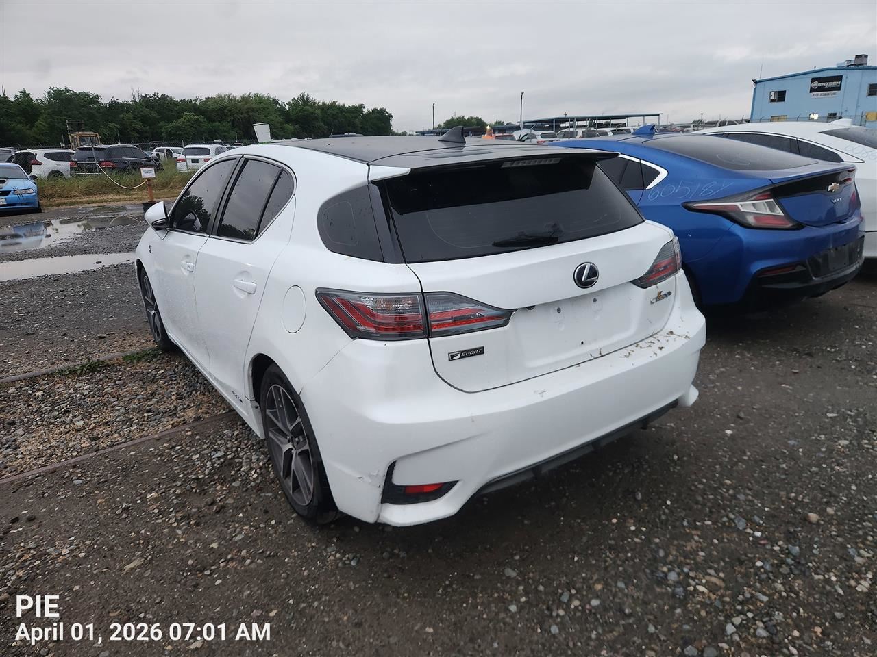 RIGHT WHT ROCKER PANEL MOULDING OEM 2016 LEXUS CT200H 7585076010A1 - Image 4