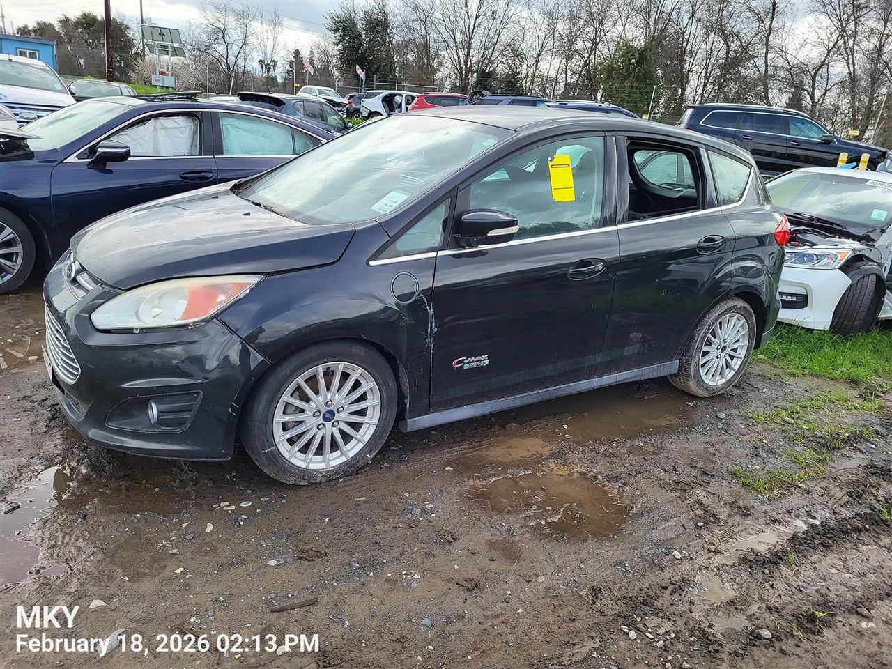 RIGHT BLK FRONT HEADREST OEM 2016 FORD C-MAX CJ5Z78611A08CD - Image 5