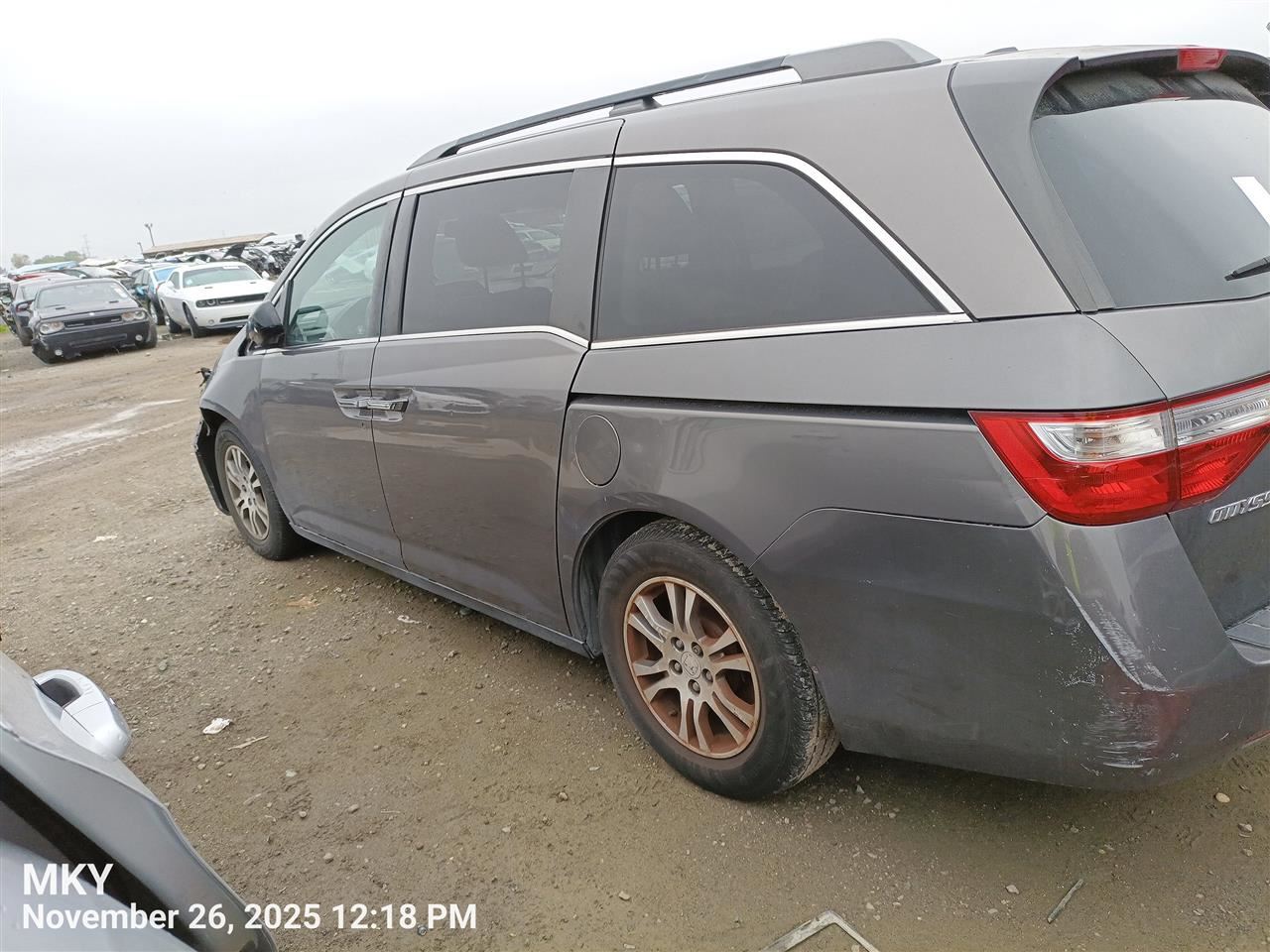 LEFT BWN HEADREST OEM 2011 HONDA ODYSSEY - Image 2