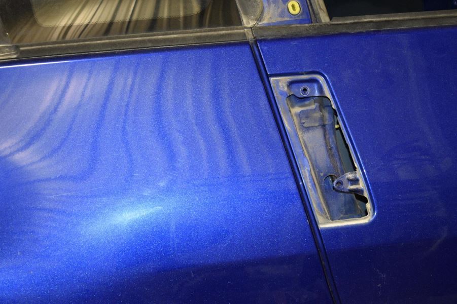 20032007 NISSAN 350Z COUPE PASSENGER RIGHT REAR BLUE QUARTER PANEL