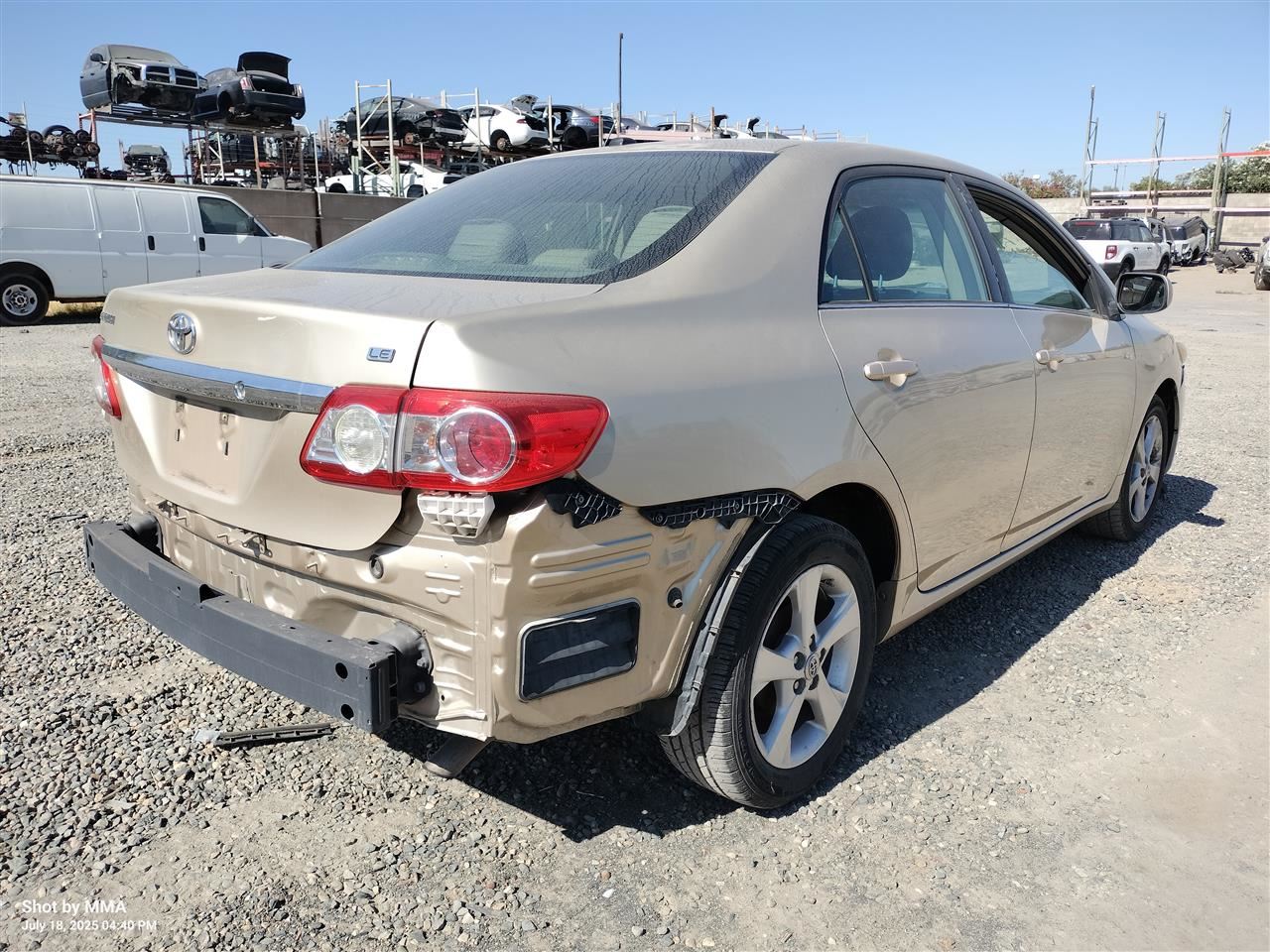 DASH WIRE HARNESS OEM 2012 TOYOTA COROLLA 821170Z081 - Image 5