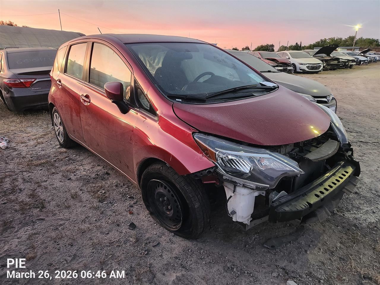 RIGHT BLK REAR HEADREST OEM 2019 NISSAN VERSA 864303VM1A - Image 4