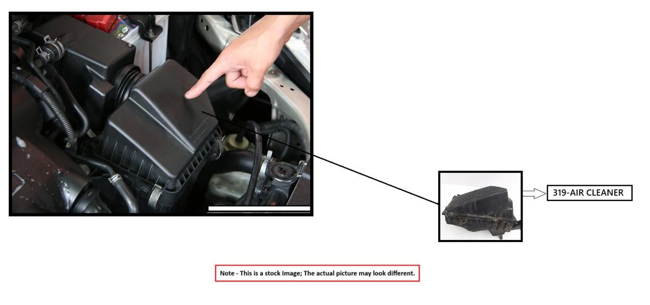 AIR CLEANER BOX OEM 14-15 HONDA CIVIC - Image 1