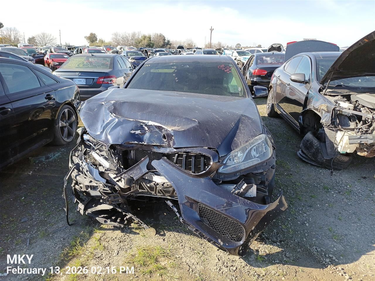 LEFT FRONT WIPER ARM OEM 2013 MERCEDES-BENZ E350 212 820 13 44 - Image 3