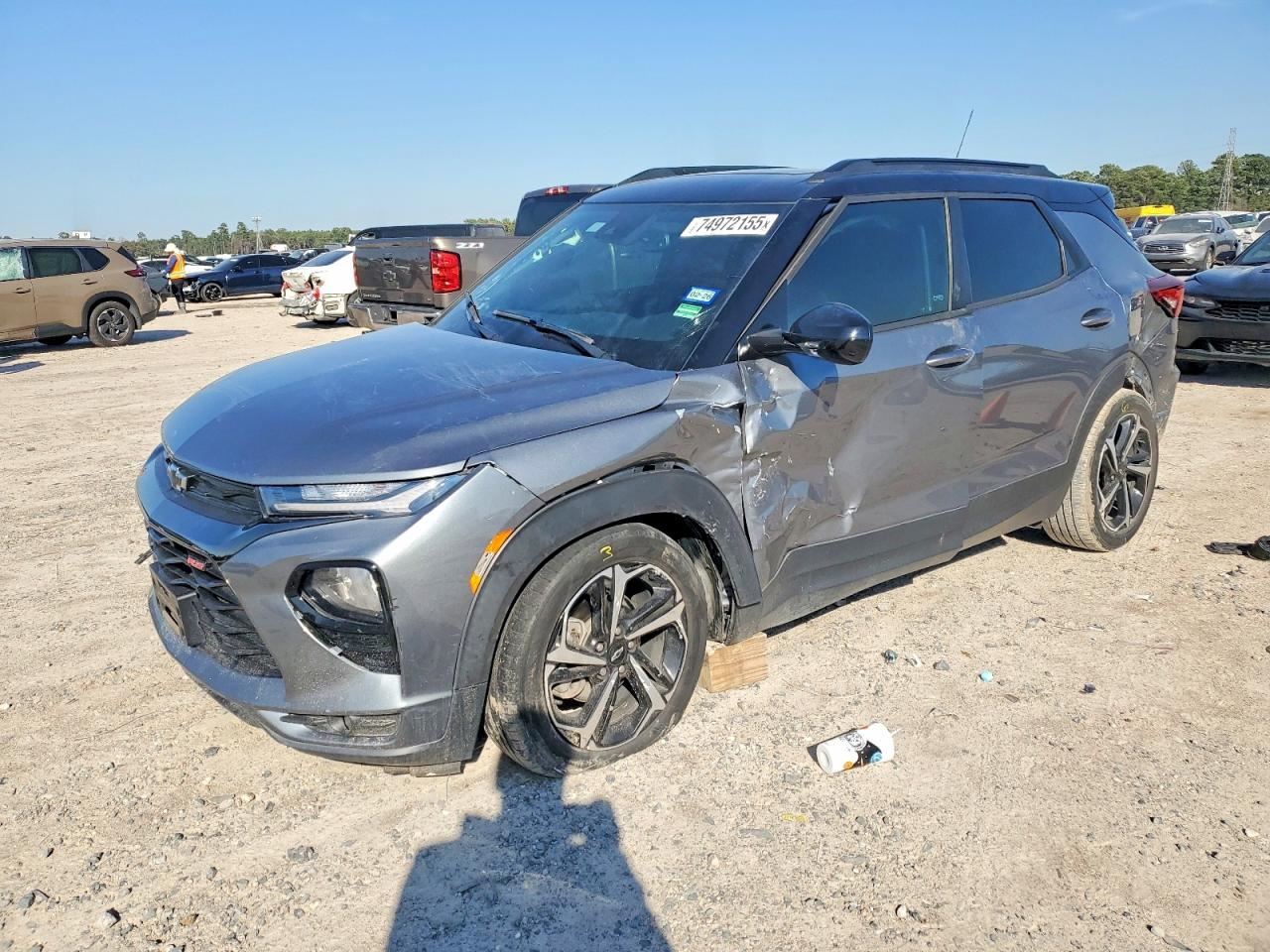 LEFT BLK FRONT HEADREST OEM 2023 CHEVROLET TRAILBLAZ 42612743 - Image 2