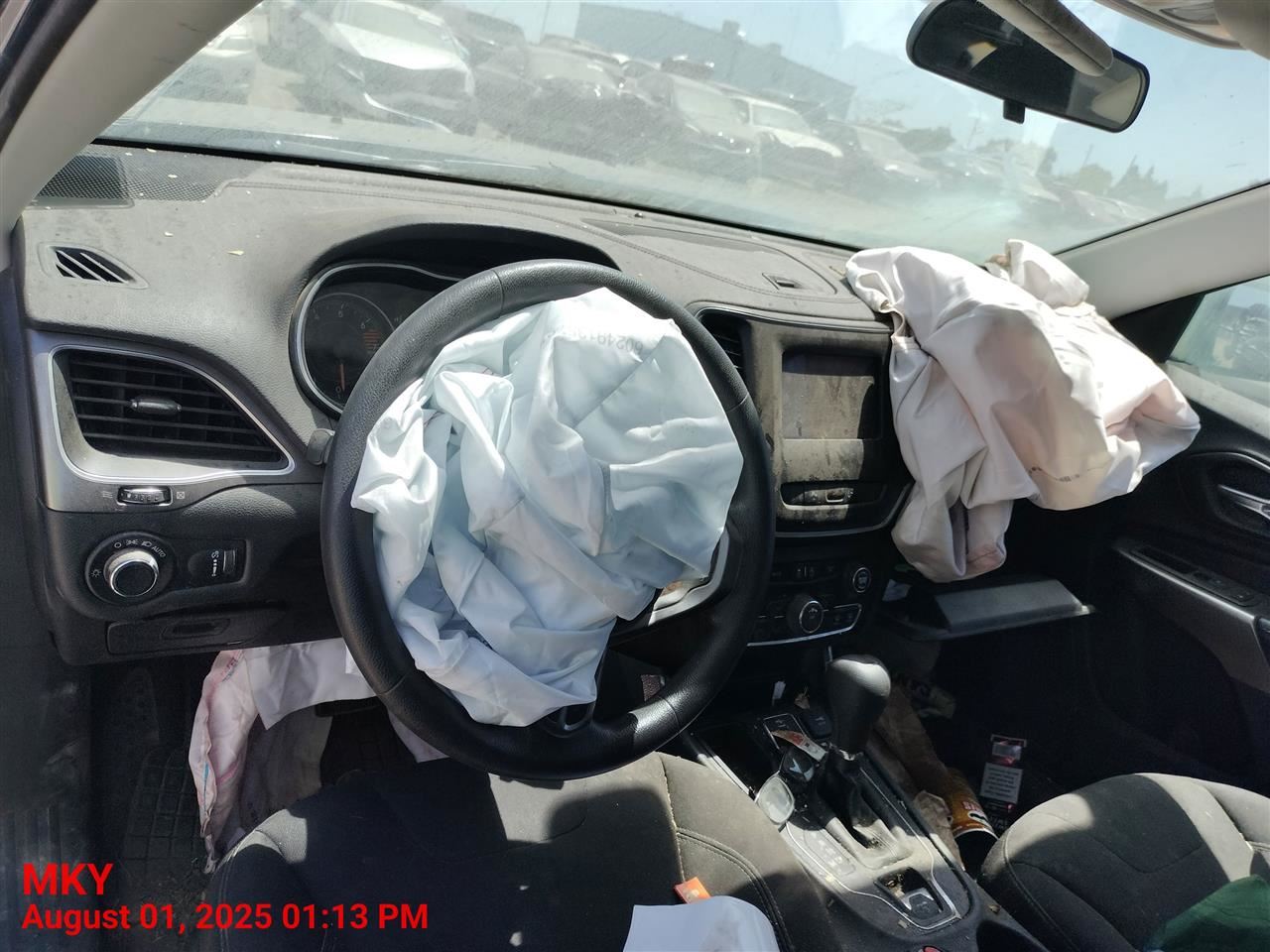 DRIVER ROOF AIR BAG 68371577AC 2019-2023 JEEP CHEROKEE - Image 3