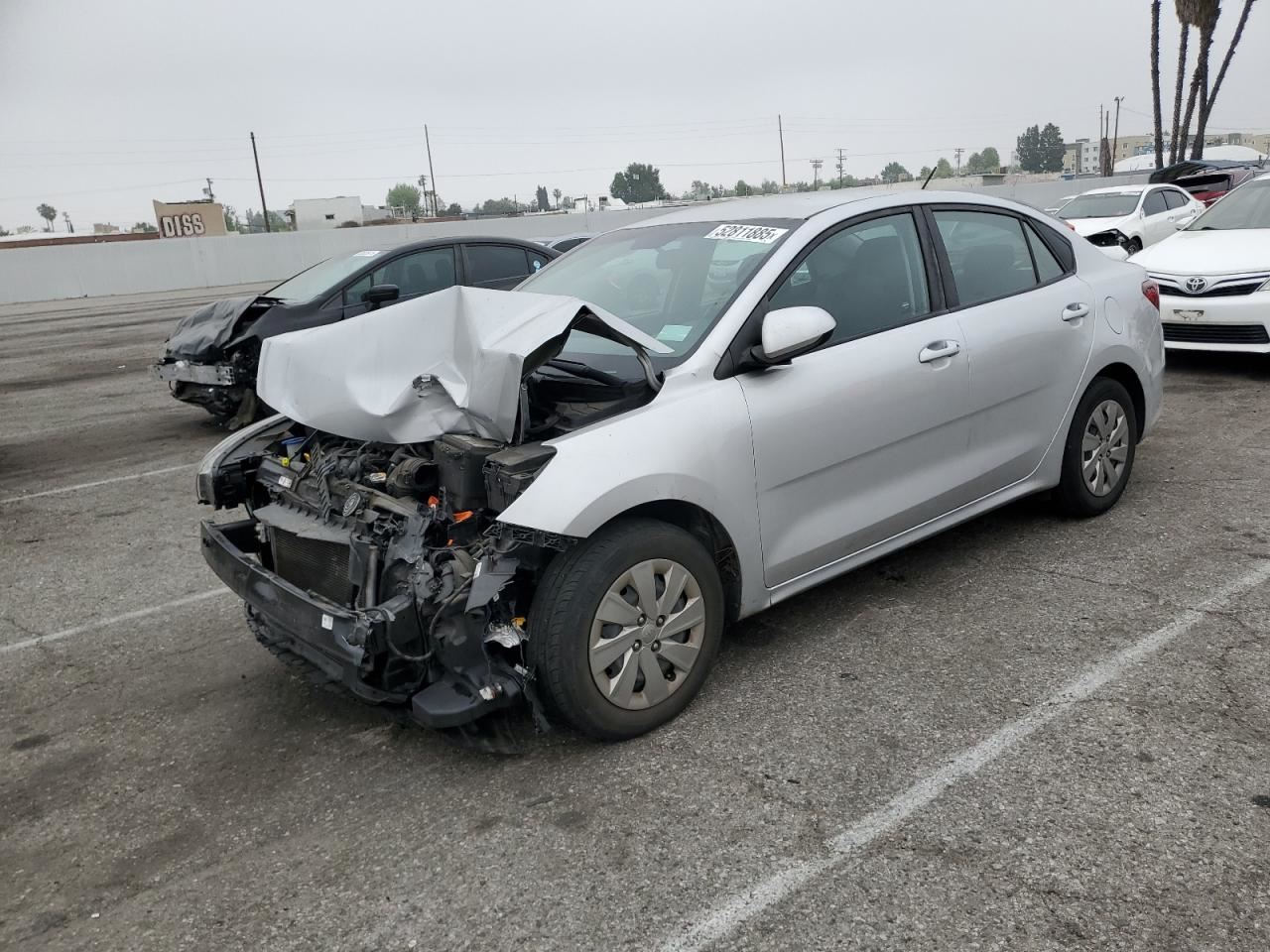 LEFT BLK REAR HEADREST OEM 2018 KIA RIO - Image 2