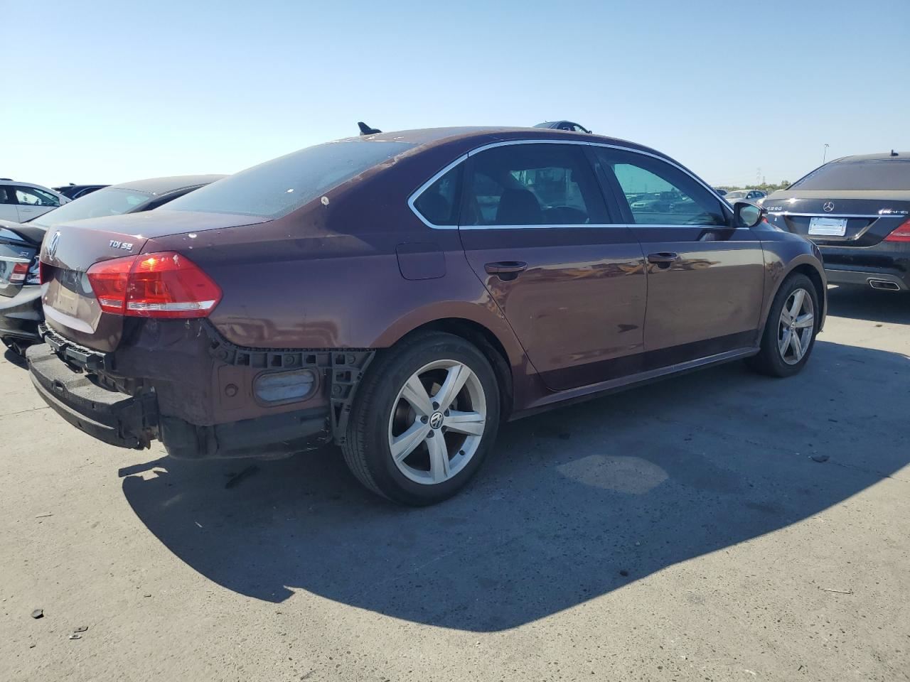 RED DECKLID TAILGATE OEM 12-15 VOLKSWAGEN PASSAT - Image 3