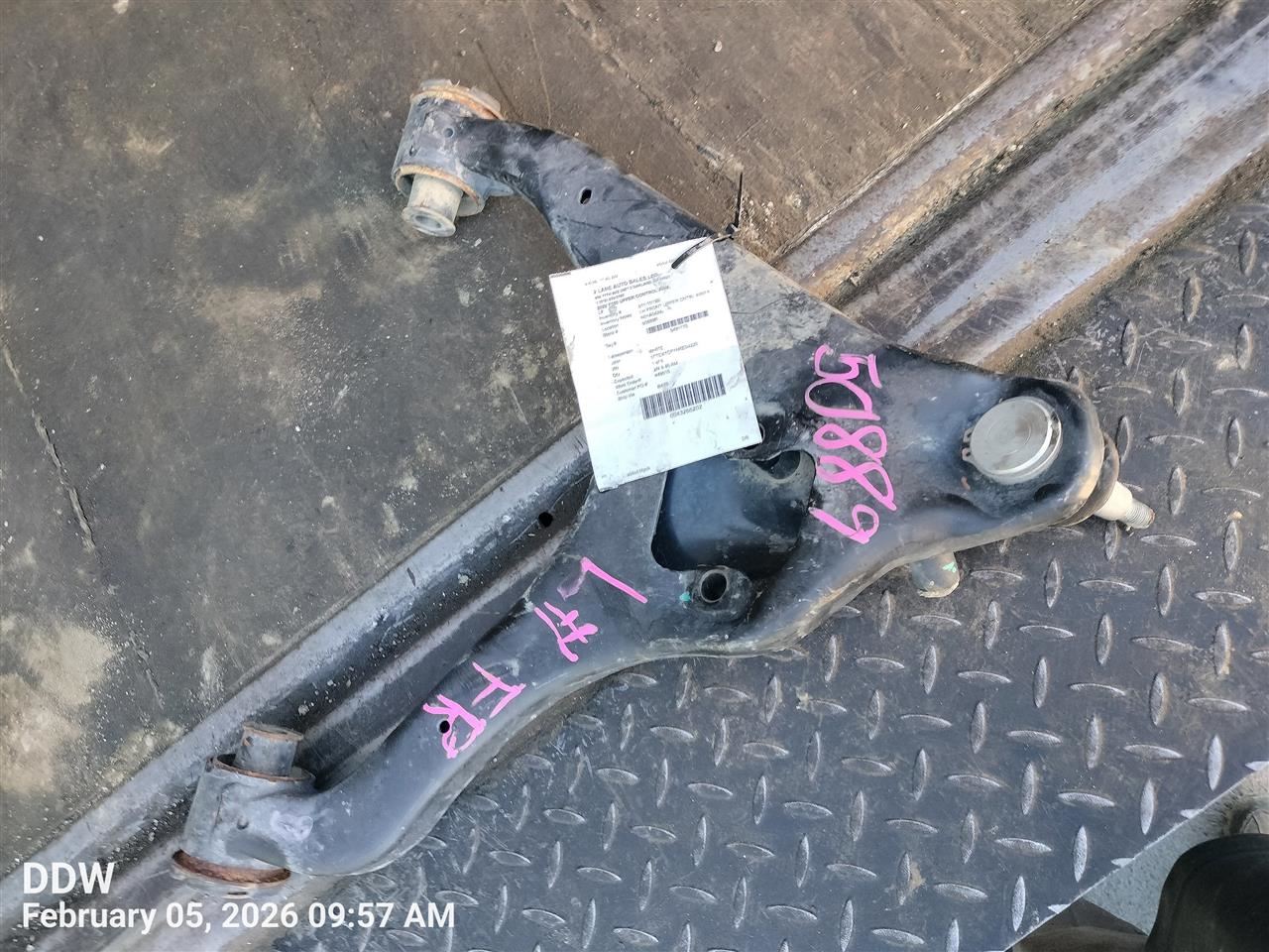 LEFT FRONT UPPER CONTROL ARM OEM 21-25 FORD F150 NL3Z3085A - Image 4