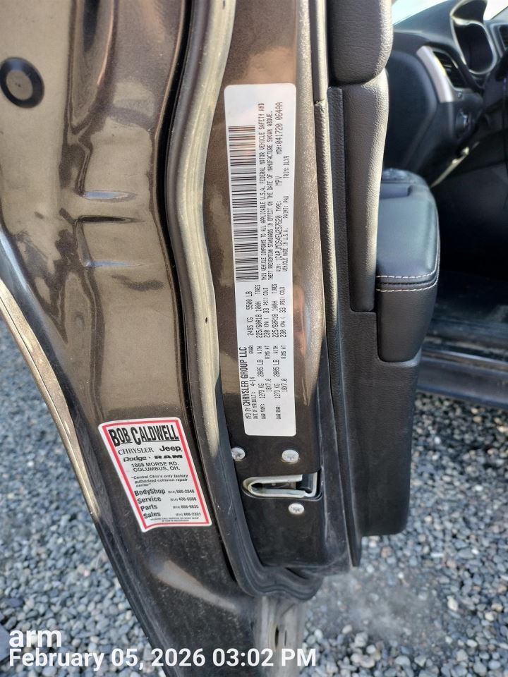 RIGHT FRONT WIPER ARM OEM 2017 JEEP CHEROKEE 68197137AA - Image 1