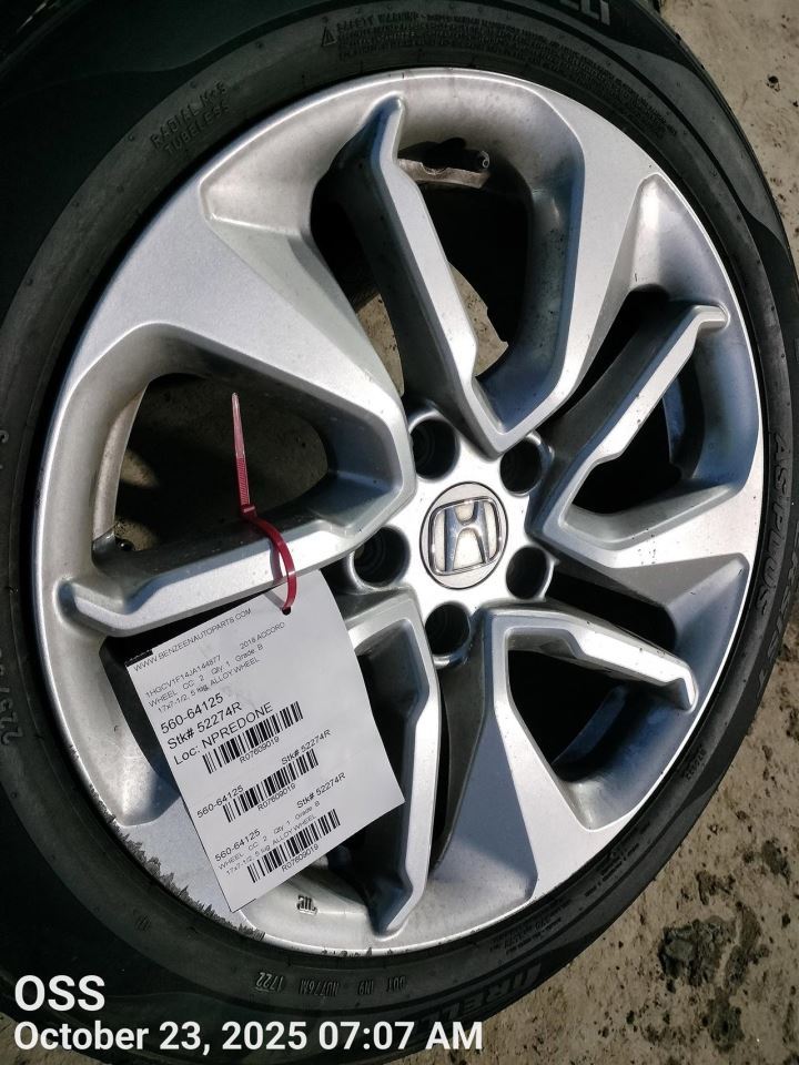 WHEEL/RIM ONLY OEM 18-20 HONDA ACCORD - Image 2