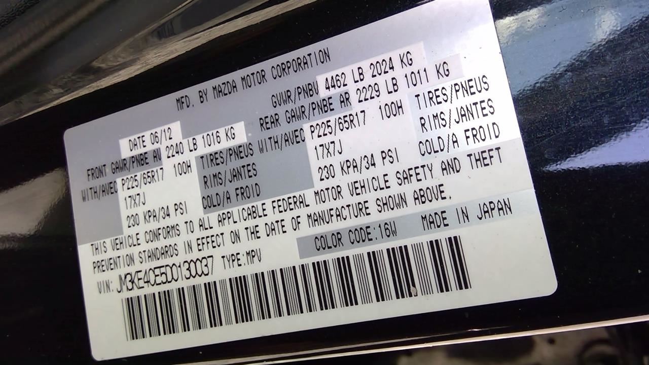 Automatic Transmission 2.0L 6 Speed AWD Fits 13-16 MAZDA CX-5