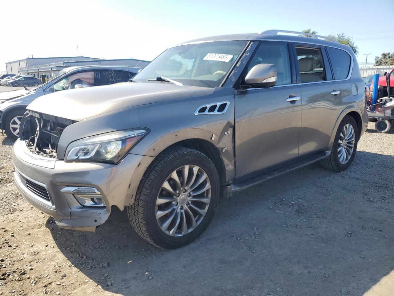 PASSANGER ROOF AIR BAG K85P05ZA0A 2015-2020 INFINITI QX80 - Image 2