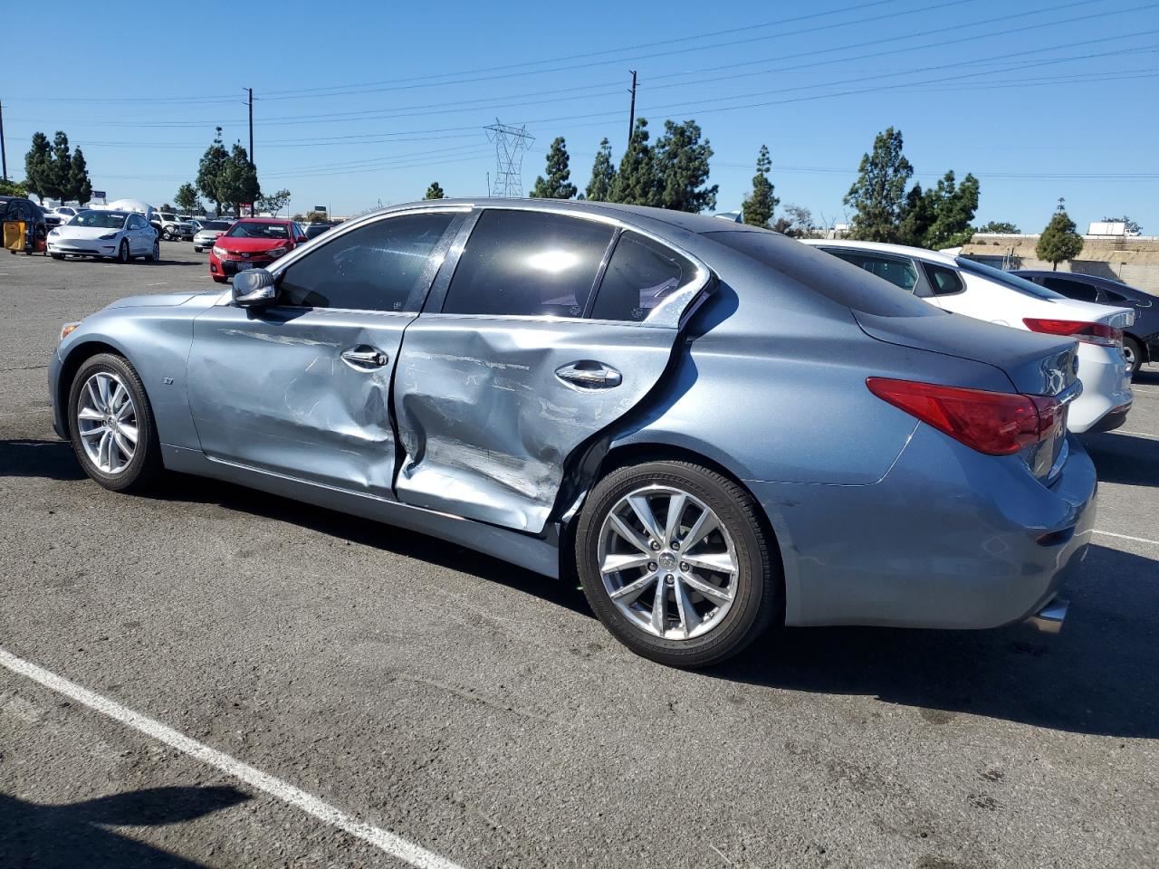 BLUE DECKLID TAILGATE OEM 2015 INFINITI Q50 - Image 2