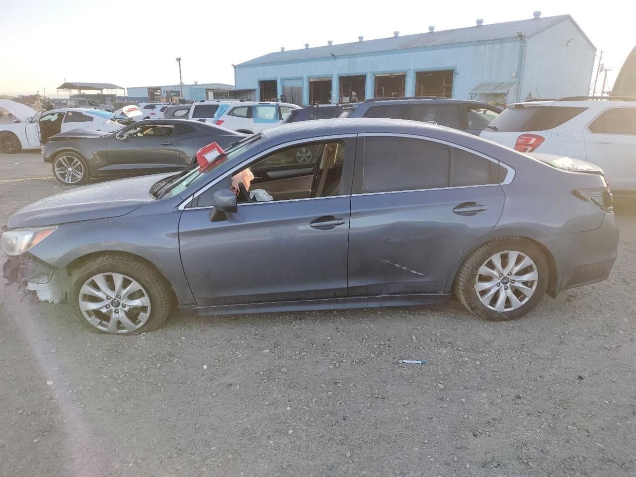 RIGHT TAN FRONT HEADREST OEM 2015 SUBARU LEGACY - Image 3