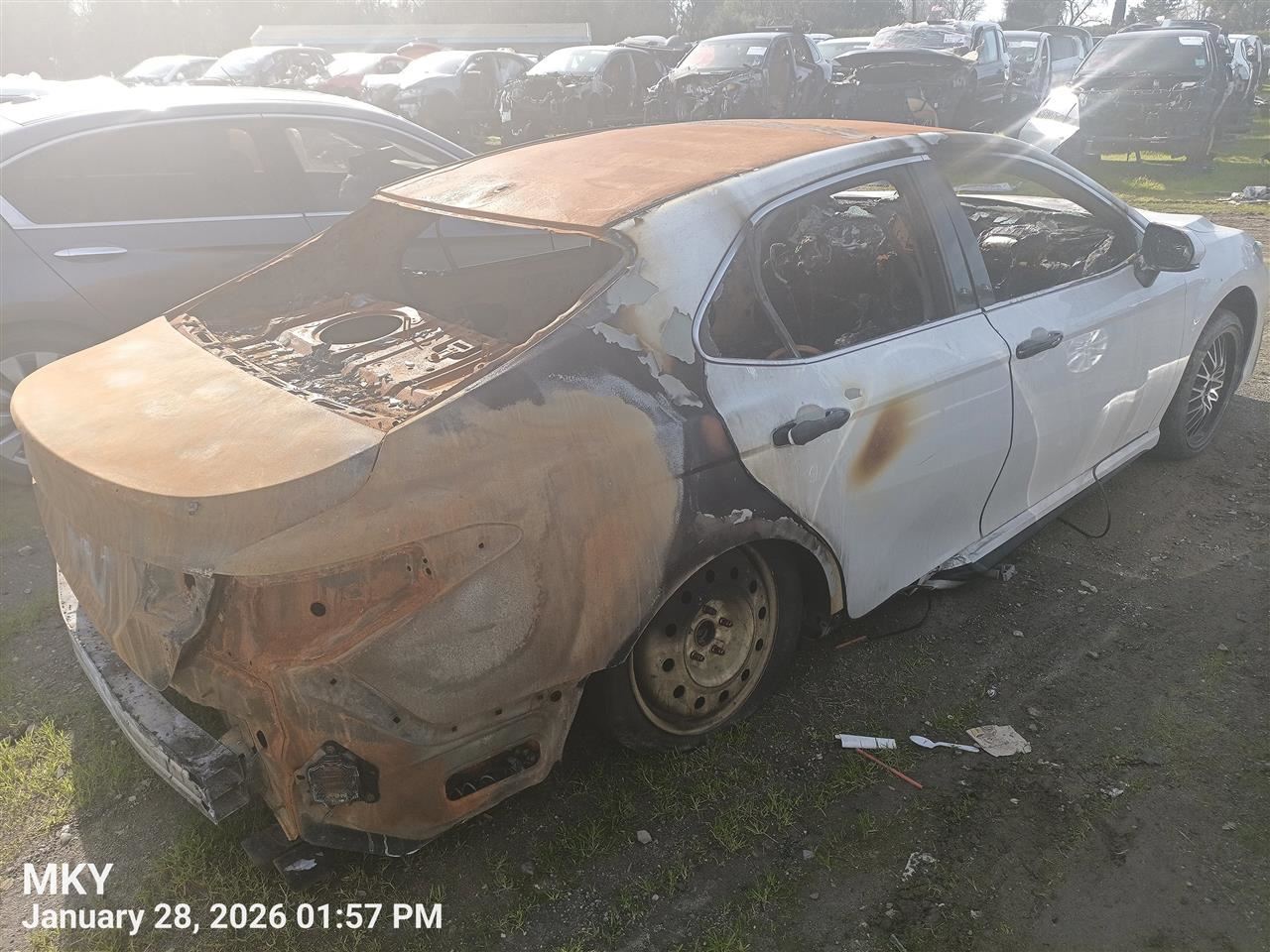 RIGHT FRONT PLASTIC INNER FENDER OEM 2022 TOYOTA CAMRY 5380506261 - Image 3