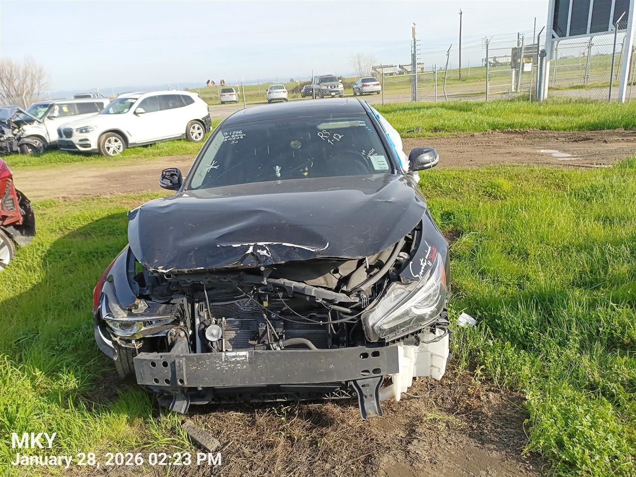 RIGHT FRONT WIPER ARM OEM 2017 INFINITI Q50 288864GF0A - Image 3