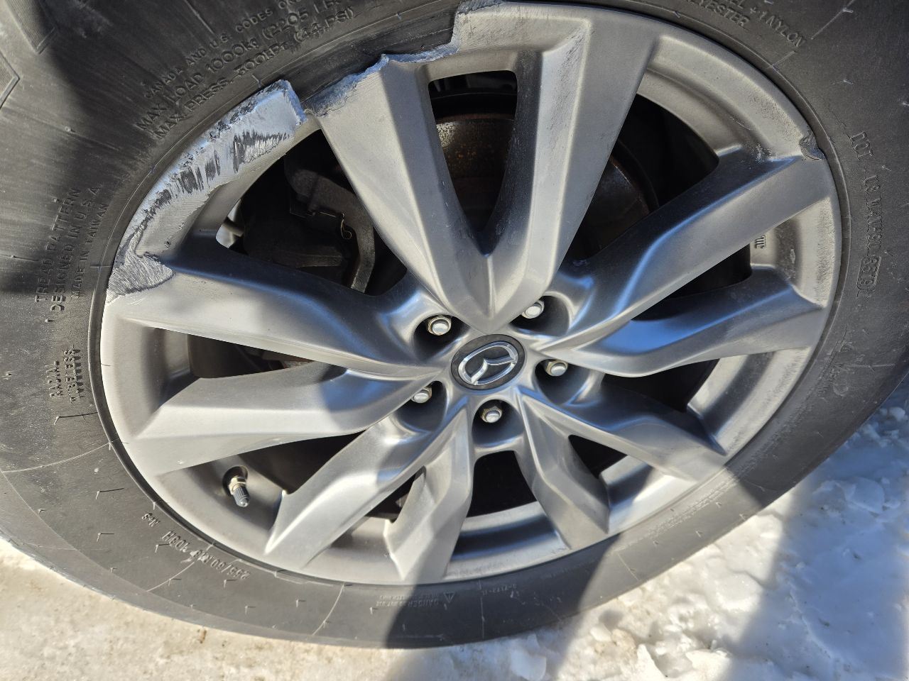 2017-2018 Mazda CX-9 Wheel Rim 18x8 Aluminum Dark Silver | eBay