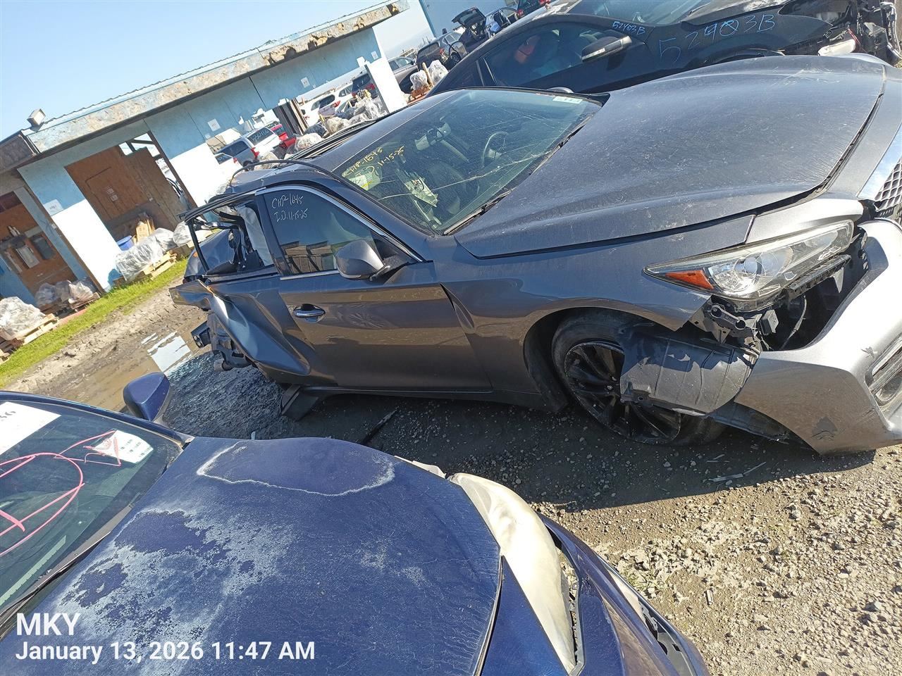 RIGHT FRONT WIPER ARM OEM 2018 INFINITI Q50 288864GF0A - Image 3