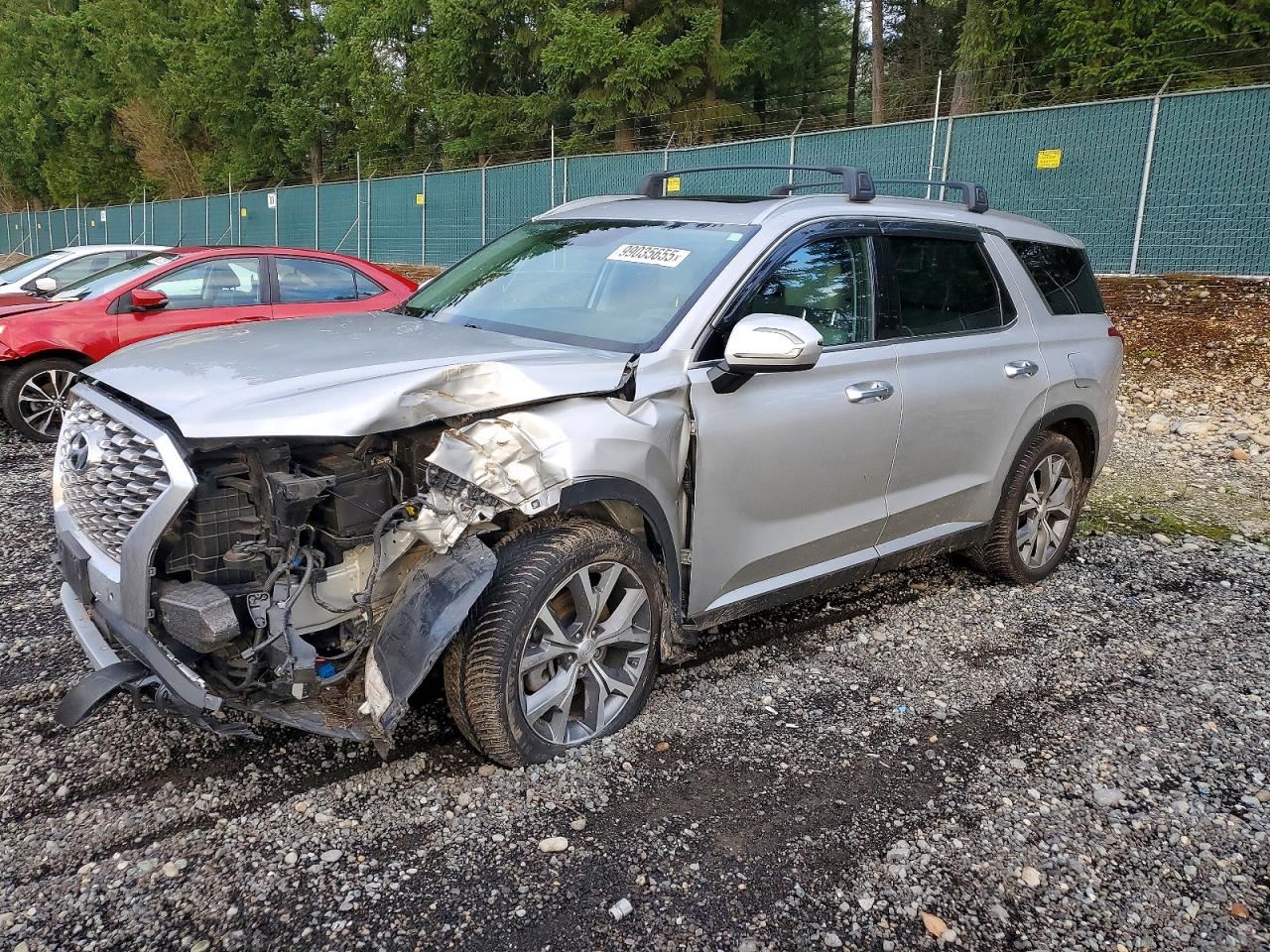 RIGHT GRY HEADREST OEM 2020 HYUNDAI PALISADE 89A70S8580UDB - Image 1