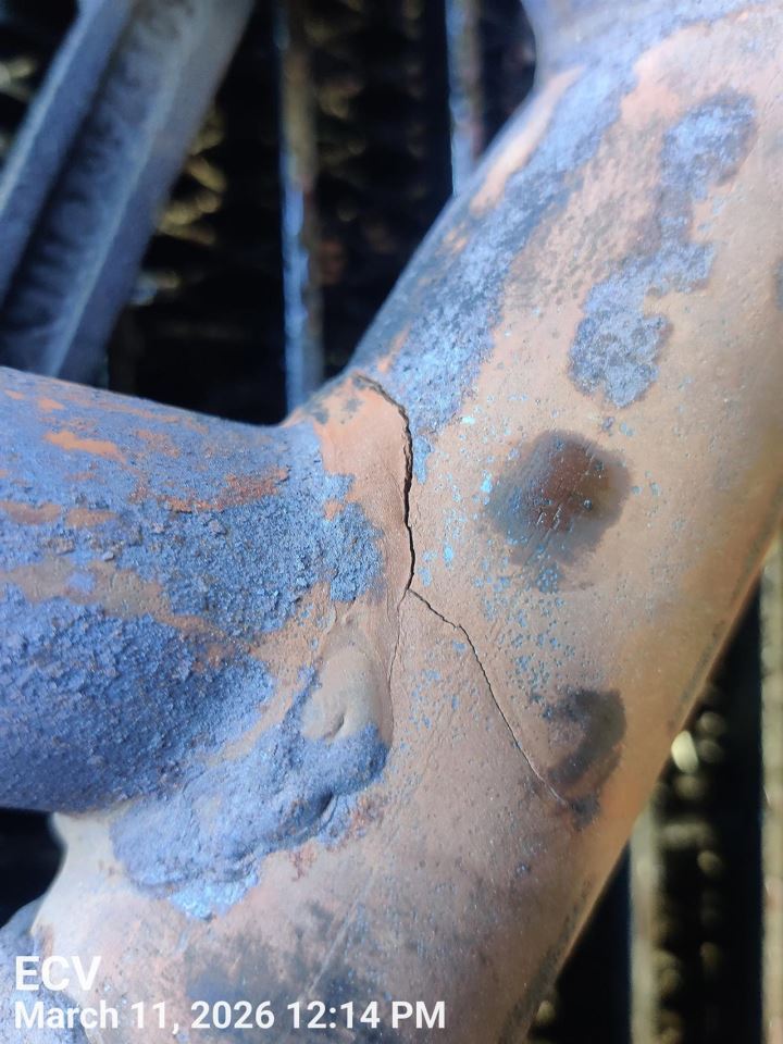 EXHAUST MANIFOLD OEM 91-99 JEEP WRANGLER 1YR WRNTY 04883385 - Image 3