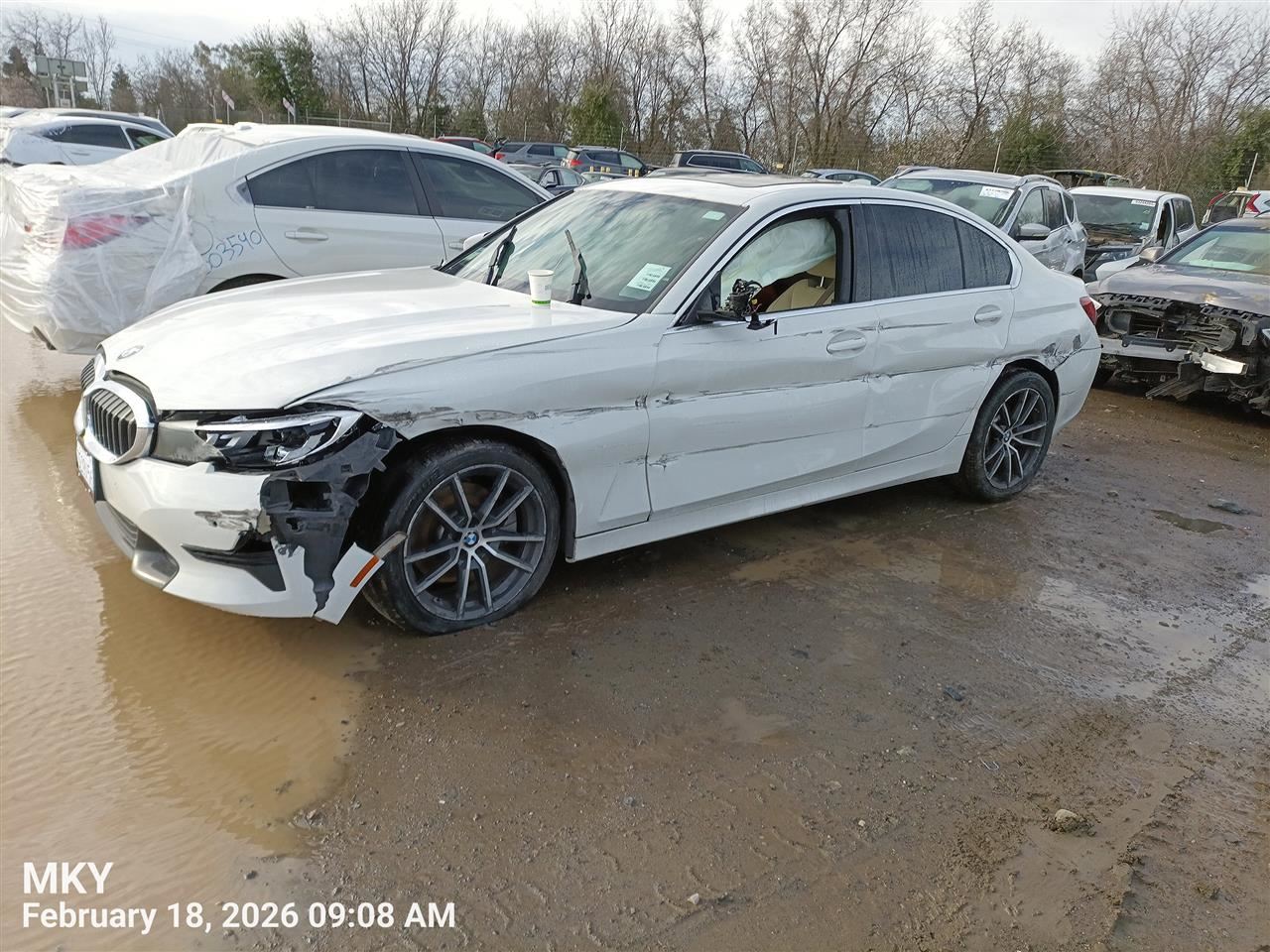 WHT DECKLID TAILGATE OEM 19-21 BMW 330I - Image 4