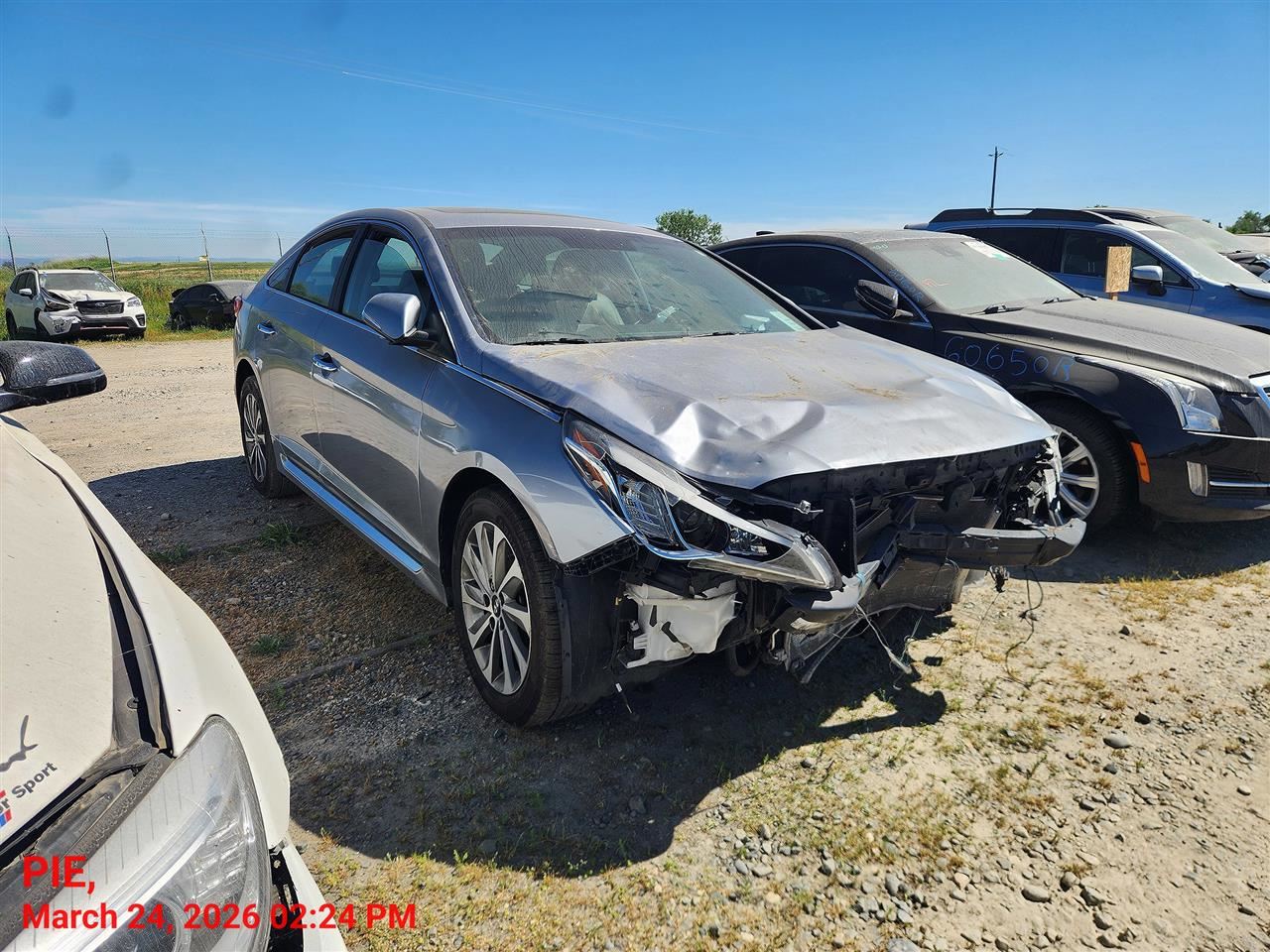 LEFT GRY REAR HEADREST OEM 2016 HYUNDAI SONATA 89700C2031SMG - Image 3