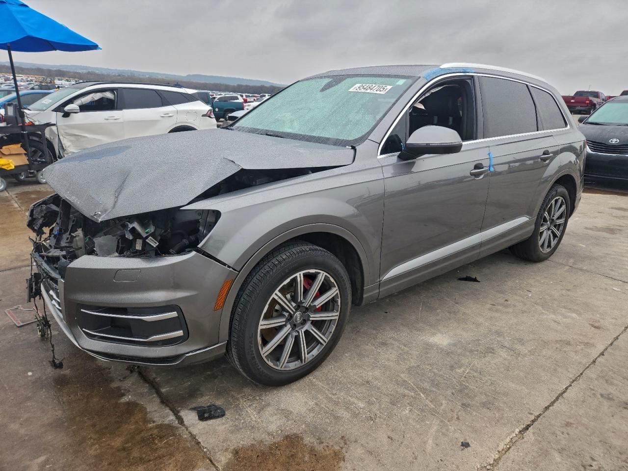 RIGHT FRONT WIPER ARM OEM 2019 Q7 AUDI 4M1 955 408 1P9 - Image 1