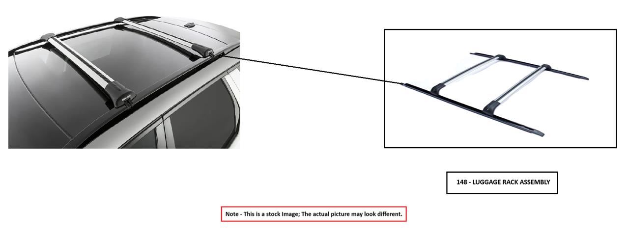 ROOF LUGGAGE RACK OEM 2014 CADILLAC ESCALAESV - Image 1