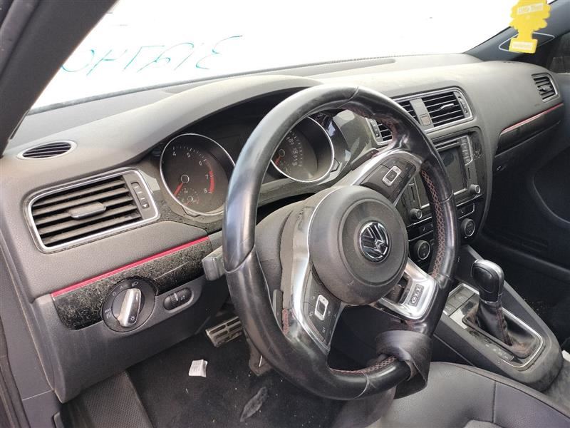 Benzeen   Volkswagen Jetta GLI Black Leather Steering Wheel Only 5C0419091CRAPX OEM.   - Image 1