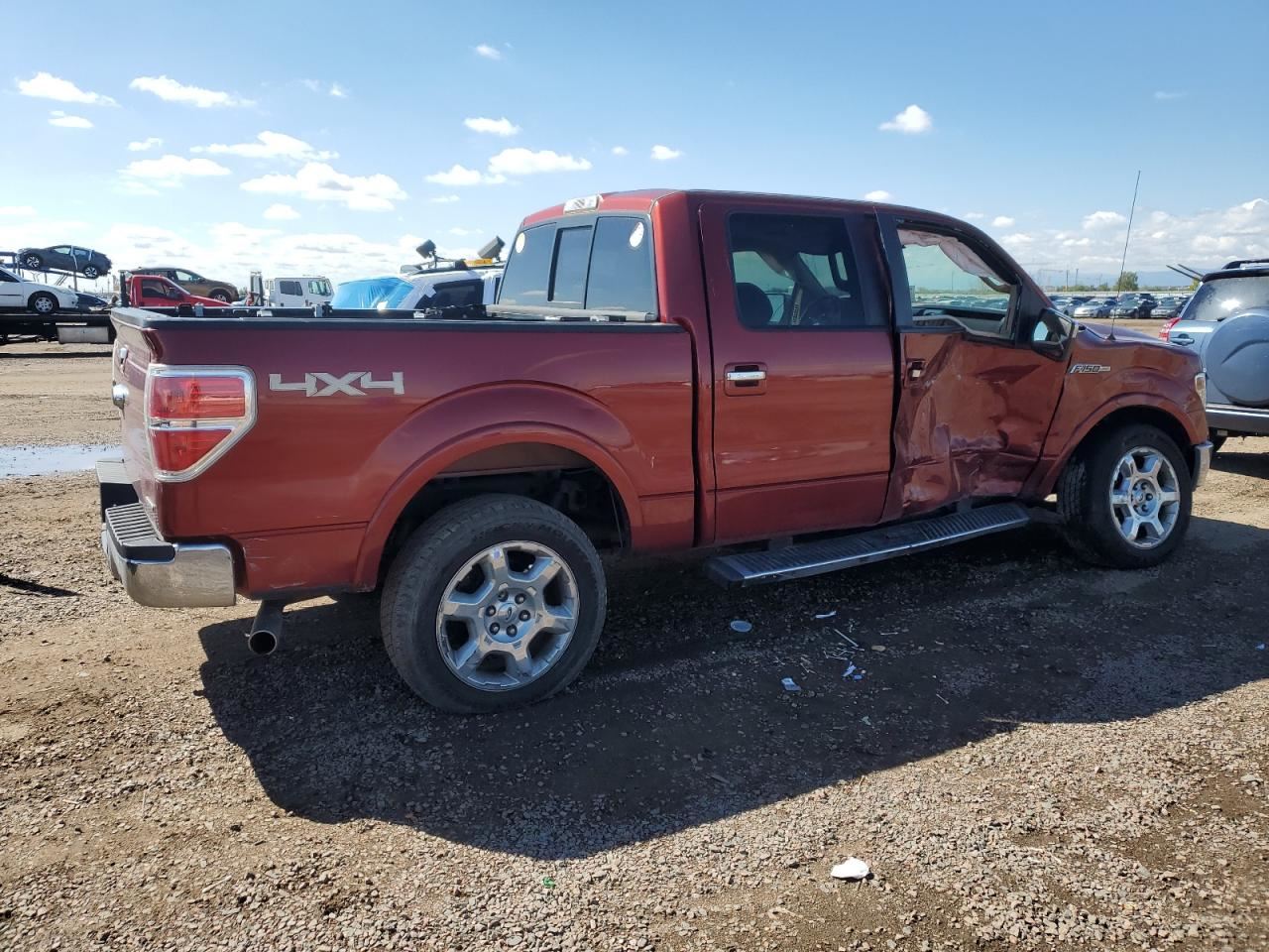 LEFT TAN REAR HEADREST OEM 2014 FORD F150 - Image 4
