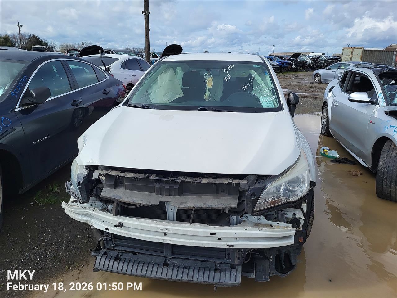 RIGHT BLK FRONT HEADREST OEM 2016 SUBARU LEGACY 64061AL00AVH - Image 4