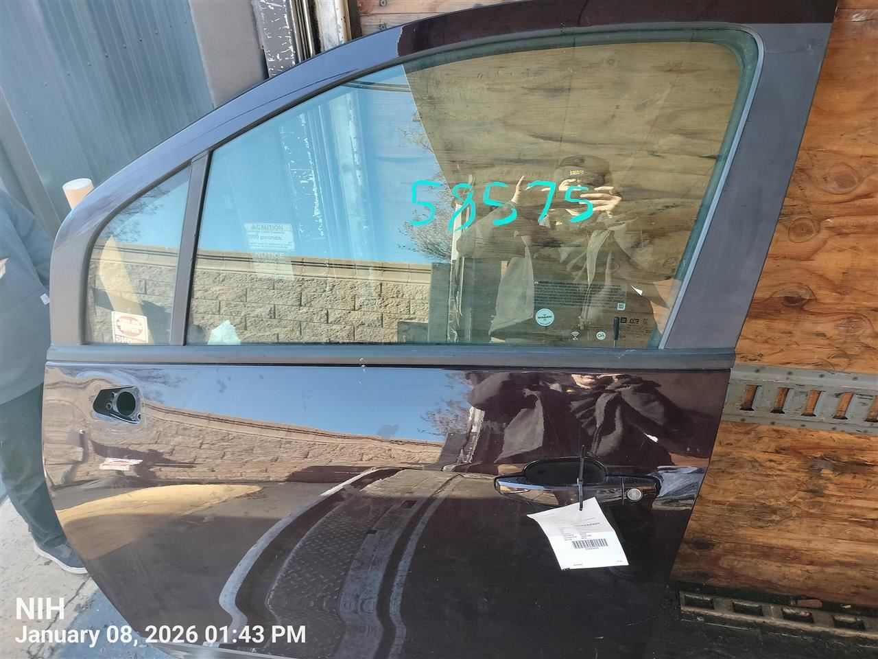 LEFT RED FRONT DOOR ASSEMBLY OEM 13-22 CHEVROLET TRAX - Image 3