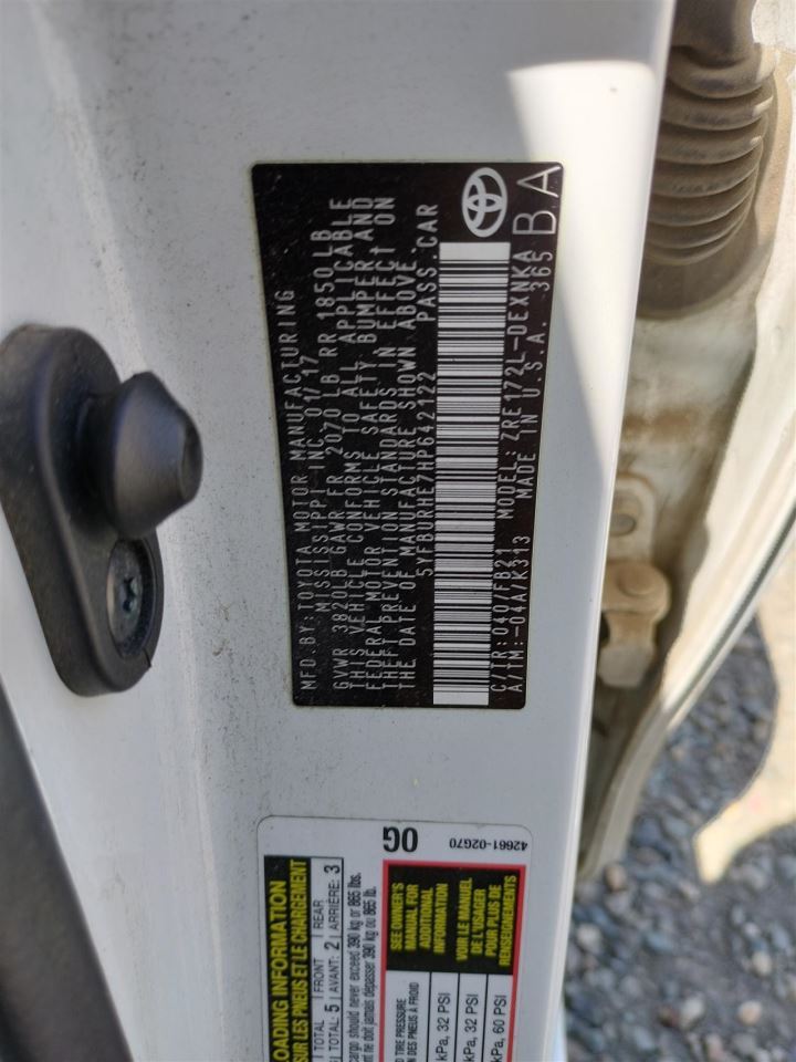 DASH WIRE HARNESS OEM 2018 TOYOTA COROLLA 821380Z890 - Image 5