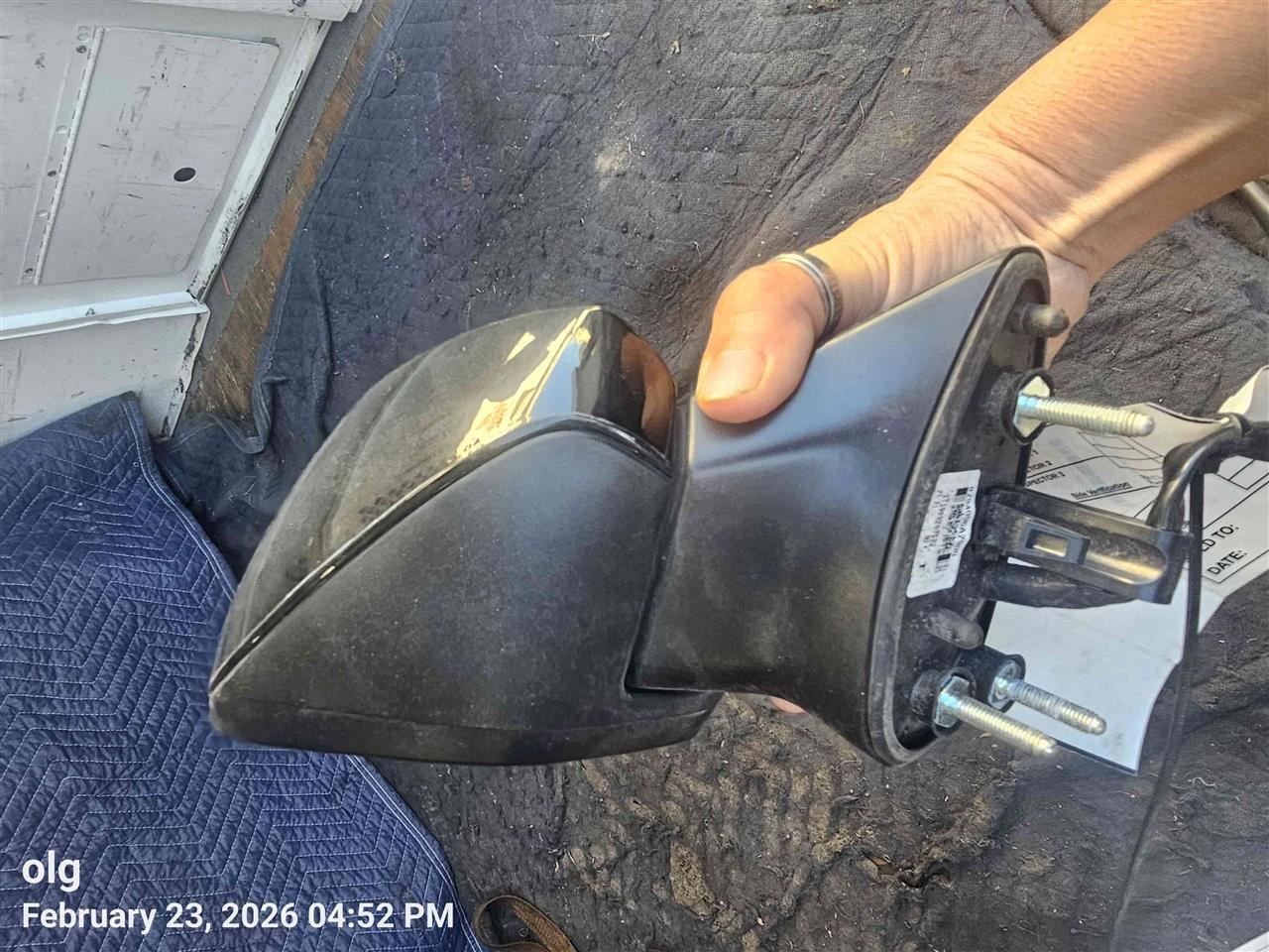 LEFT BLK SIDE VIEW MIRROR OEM 18-25 TOYOTA CAMRY 1YR WRNTY - Image 5