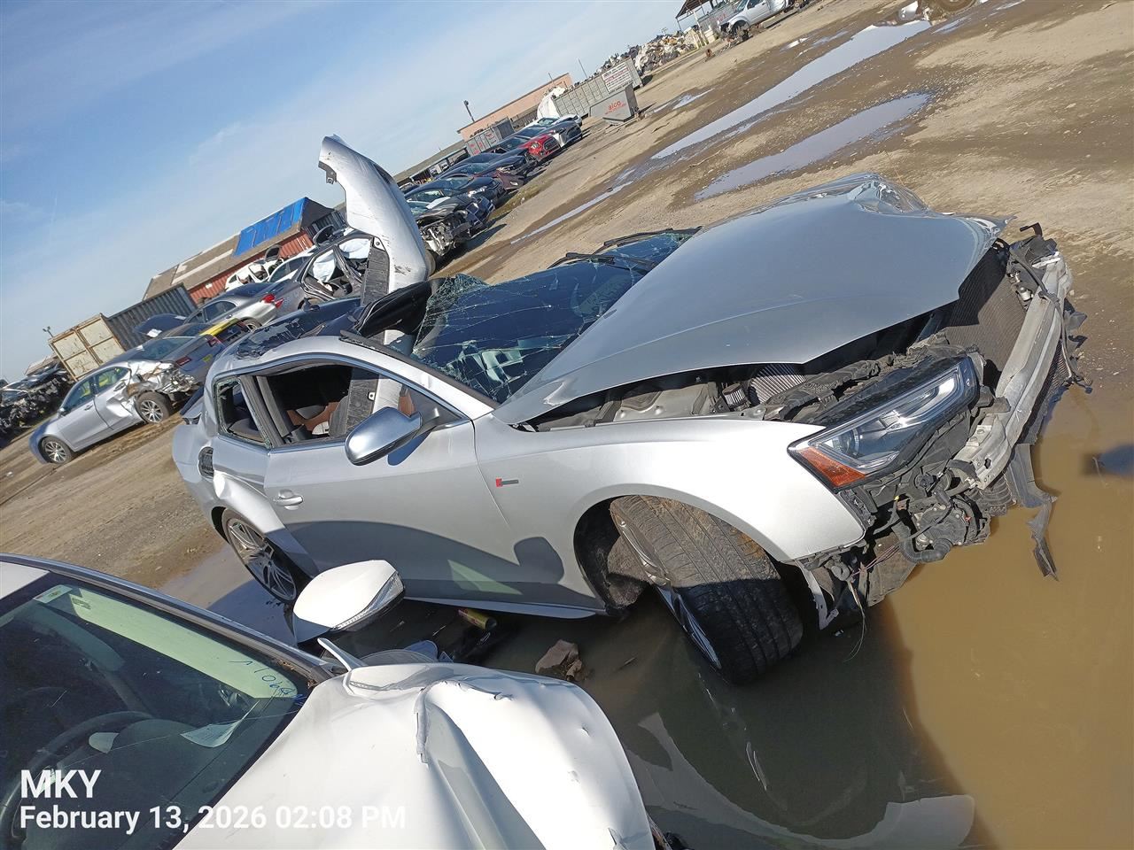 RIGHT FRONT WIPER ARM OEM 2008 S5 AUDI 8T1-955-408-B-1P9 - Image 5