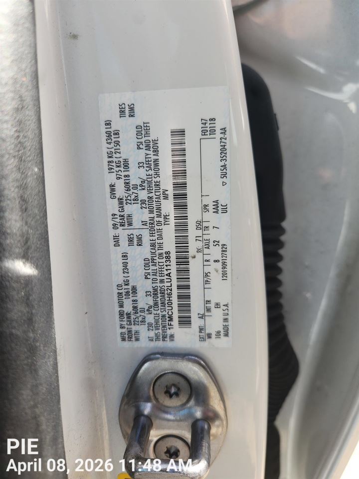 Driver Left Strut Front FWD Fits 20-22 ESCAPE 11270007 - Image 3