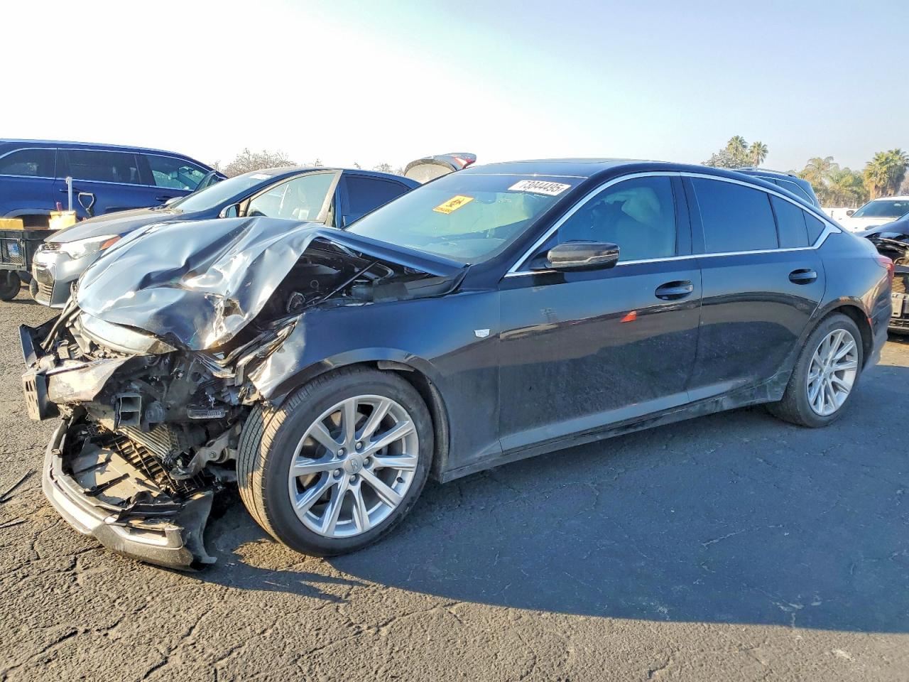 RIGHT BLK FRONT HEADREST OEM 2020 CADILLAC CT5 84630603 - Image 2