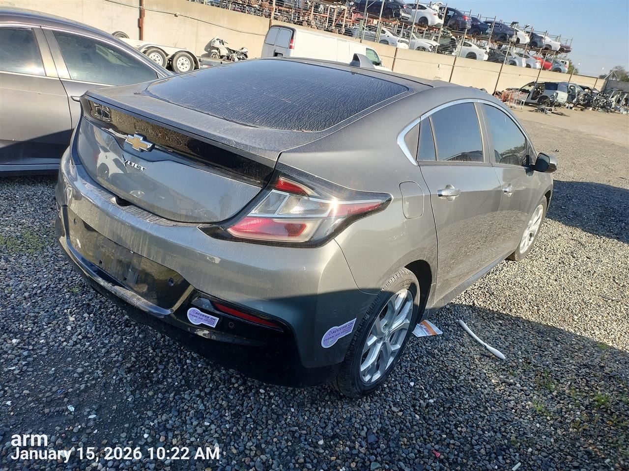 RIGHT BLK REAR HEADREST OEM 2018 CHEVROLET VOLT 23345525 - Image 5