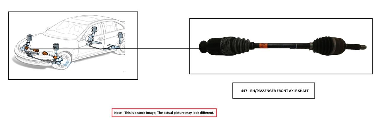 Axle Shaft Fits 17-21 BOLT 9862576 - Image 1