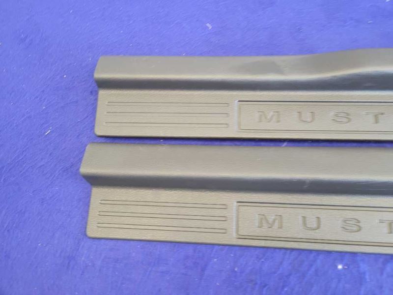 2011-2014 Ford Mustang GT 5.0L Pair Door Sill Scuff Plates Base 2418